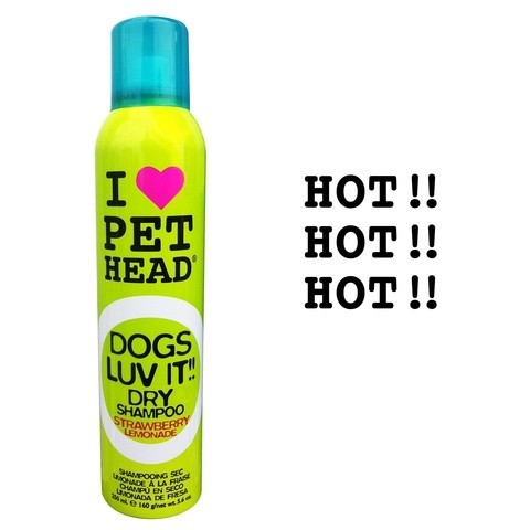 Pet Head Сухой шампунь для собак "Клубничный лимонад" без смывания,DOGS LUV IT, 165 гр 
