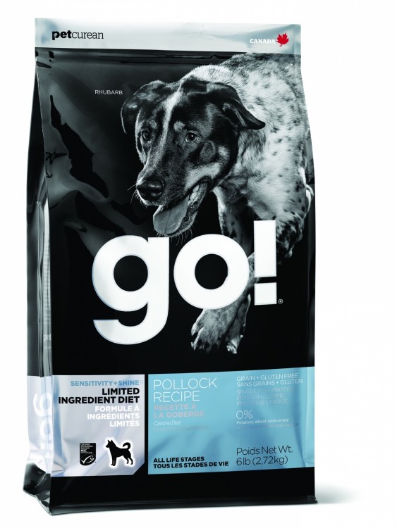 GO! NATURAL Holistic беззерновой для щенков и собак с треской для чувствительного пищеварения, Sensitivity + Shine LID Pollock Dog Recipe, Grain Free, Potato Free