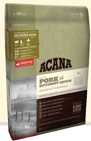 Acana Pork & Butternut Squash  Свинина с Мускатной тыквой