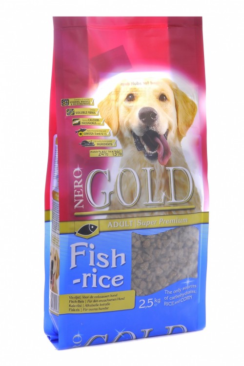 Nero Gold Adult Fish and Rice 24/13, 12 кг