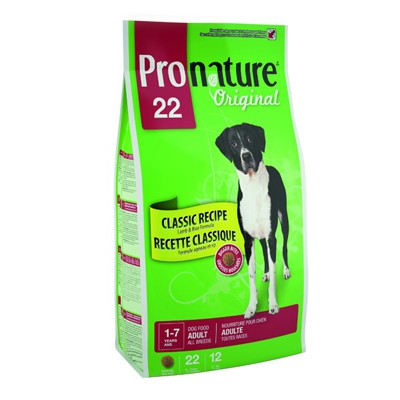 Pronature 22 для собак с рисом и ягненком