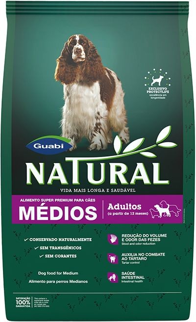 Guabi Natural Adult dog's medium breeds