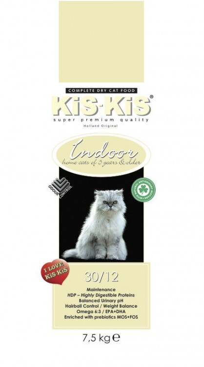 KiS-KiS Indoor Для домашних кошек всех пород 7,5 кг