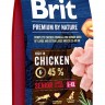 Brit Premium by Nature Senior L+XL , 15 кг
