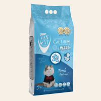 Van Cat комкующийся наполнитель с ароматом Весенней свежести, без пыли, бентонит, пакет, (Fresh Perfumed)