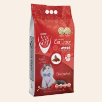 Van Cat комкующийся наполнитель "100% Натуральный", без пыли, бентонит, пакет, гранулы 0,5 - 2,25мм, (Natural)