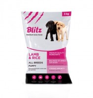 Blitz lamb&rice all breeds puppy с ягненком для щенков всех пород 15 кг