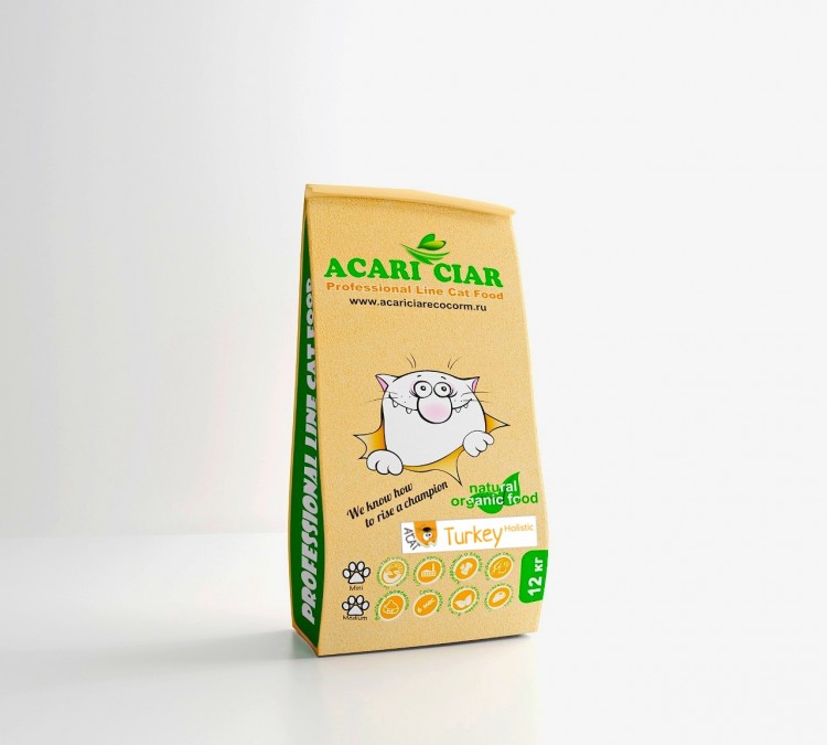 Acari Ciar для кошек с индейкой