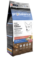 ProBalance Adult Light, с индейкой 12 кг