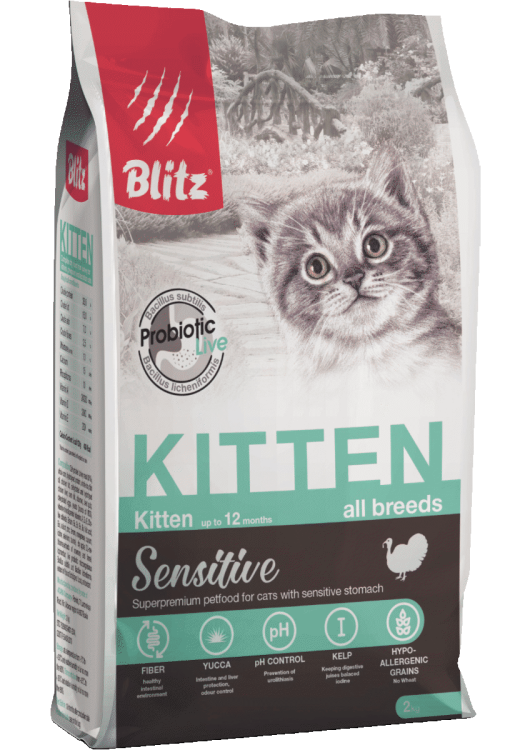 Blitz Sensitive Kitten All Breeds