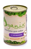 Organix Консервы для собак с ягненком, 410 гр 