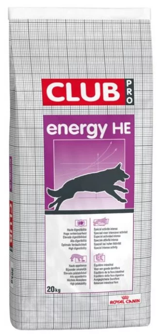 Royal Canin Club Energy HE Pro, 20 кг