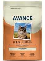 AVANCE полнорационный сухой корм для взрослых кошек с индейкой и бурым рисом