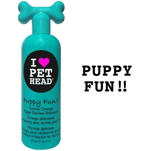 Pet Head Цитрусовый шампунь "Щенячий восторг" без слез, Puppy Fun, 476 гр