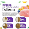 DELICANA сухой корм для взрослых кошек с чувствительным пищеварением с индейкой