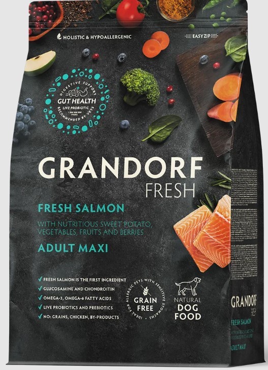 GRANDORF FRESH DOG Salmon&Sweet Potato MAXI