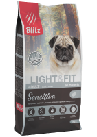 Blitz Sensitive Light & Fit Adult Dog All Breeds, 15 кг