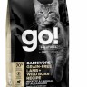 GO! Natural holistic беззерновой корм для котят и кошек, с ягненком и мясом дикого кабана( Lamb + Wikd Boar Recipe for indoor cats) GO! CARNIVORE GF Lamb + Wild Boar