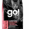 GO! Natural holistic беззерновой корм для котят и кошек, с лососем и треской( Grain-free Salmon + Cod Recipe for indoor cats) GO! CARNIVORE GF Salmon + Cod