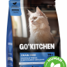 GO'KITCHEN лосось и треска с фруктами и овощами, полнорационный беззерновой сухой корм для котят и кошек всех возрастов с лососем и треской