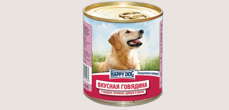 Консервы Happy Dog для собак 750 г  