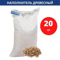Наполнитель древесный CATLITTER 20кг (гранулы 8-10 мм)