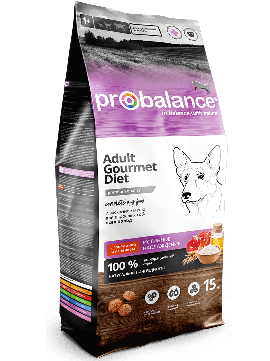 ProBalance Gourmet Diet Adult Beef Lamb 15
