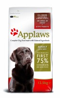 Applaws Dry Dog Chicken Large Breed Adult, Беззерновой для собак крупных пород "Курица/Овощи: 75/25%"