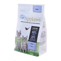 Applaws Dry Cat Kitten, Беззерновой для котят "Курица/Овощи: 80/20%"