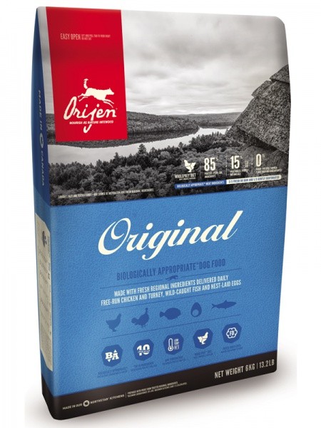 Orijen Original 6 кг, ( небольшое повреждение упаковки)