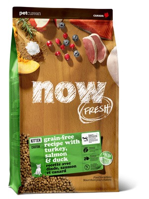 Now Natural holistic Беззерновой для котят с индейкой, уткой и овощами, Fresh Grain Free Kitten Recipe