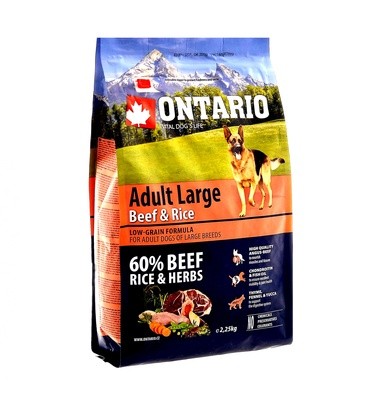 Ontario Adult Large Beef & Rise