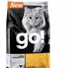 Go! Natural Holistic Беззерновой для котят и кошек с чувствительным пищеварением со свежей уткой, Sensitivity + Shine Grain Free Duck Cat Recipe