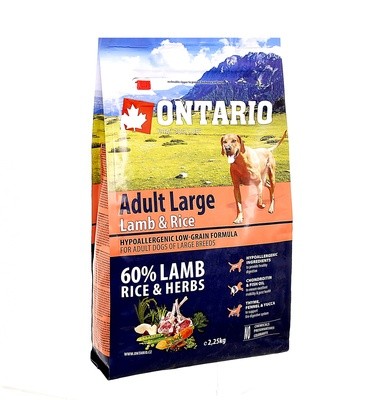 Ontario Adult Large Lamb, Turkey & Rice