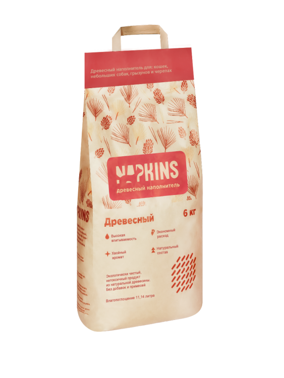 NAPKINS наполнитель  Древесный 6 кг (11,14л)