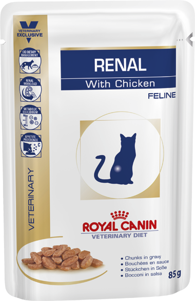Royal Canin Renal для кошек при хронической почечной недостаточности 85 г