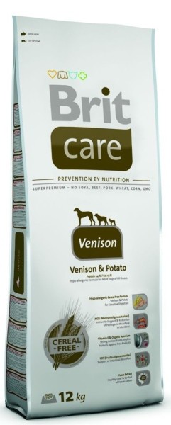Brit care venison & potato 12kg 2025