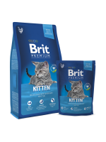 Brit Premium Cat Kitten для котят с курицей в лососевом соусе