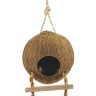 Домик для птиц из кокоса "Шале" с лестницей, 100-130/450мм, серия NATURAL , Triol