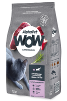AlphaPet WOW Superpremium с уткой и потрошками для взрослых домашних кошек