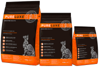 PureLuxe для длинношерстных кошек с курицей и лососем 
