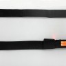 Поводок с подсветкой "Семафор" черно-оранжевый 2,5х120 см