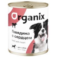 Organix Консервы для собак говядина с сердцем
