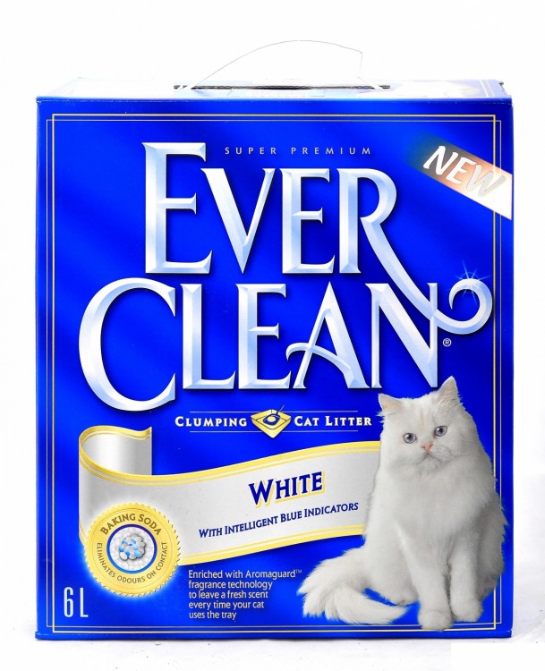 Ever Clean White наполнитель с гигиеническими индикаторами, 10 кг 