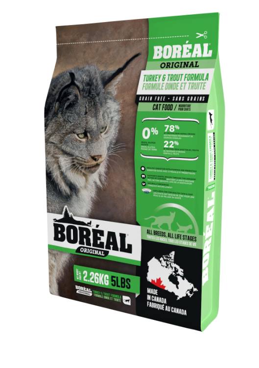 Boreal Original для кошек всех пород с индейкой и форелью