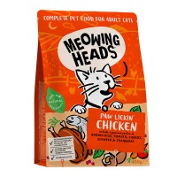 Barking Heads для взрослых кошек, с курицей и рисом "Куриное наслаждение", Paw Lickin’ Chicken