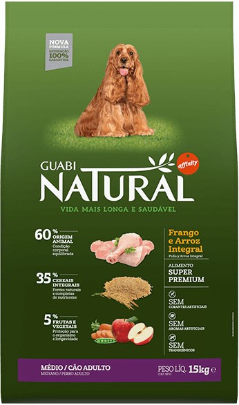 Guabi Natural Adult dog's medium breeds