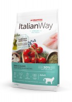 Корм Italian Way беззерновой для кошек, со свежей форелью и черникой, контроль веса и профилактика аллергии, Ideal Weight Trout/Blueberry