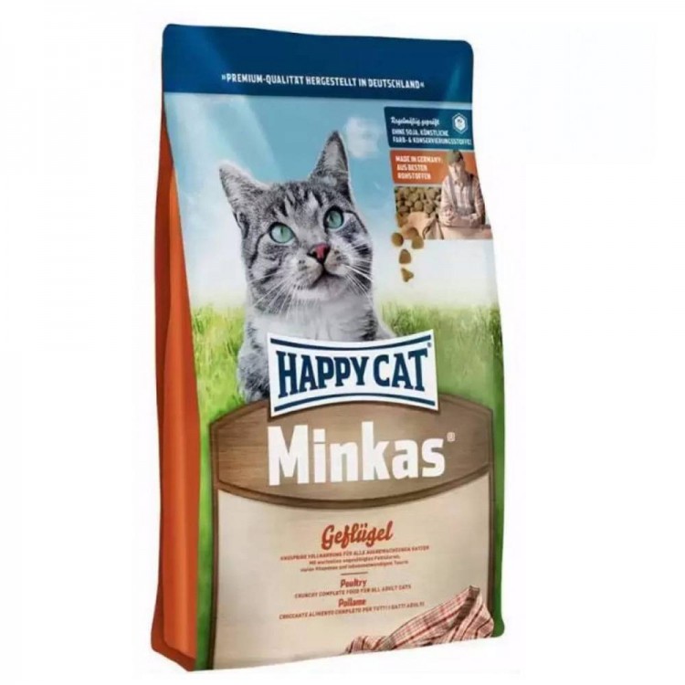 Happy Cat Minkas с птицей,10 кг