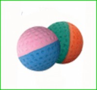 Мяч цветочный поролоновый двухцветный